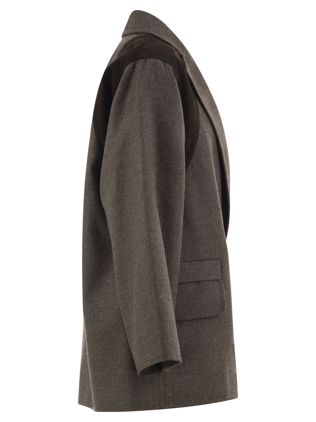 Max Mara Women Mxsfenice - Single-Breasted Virgin Wool Blazer With Lambskin Details