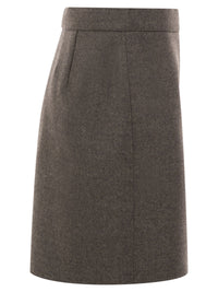 Max Mara Women Mxsacinoso - Pure Virgin Wool Pencil Skirt