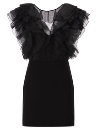 MAX MARA Max Mara Women Mxecloro - Silk Mini Dress With Ruffle Detailing