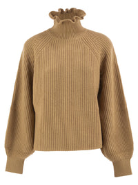 MAX MARA Max Mara Women Mxmpontile - Wool And Cashmere Rib-Knit Roll-Neck Jumper