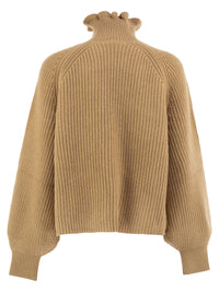 MAX MARA Max Mara Women Mxmpontile - Wool And Cashmere Rib-Knit Roll-Neck Jumper