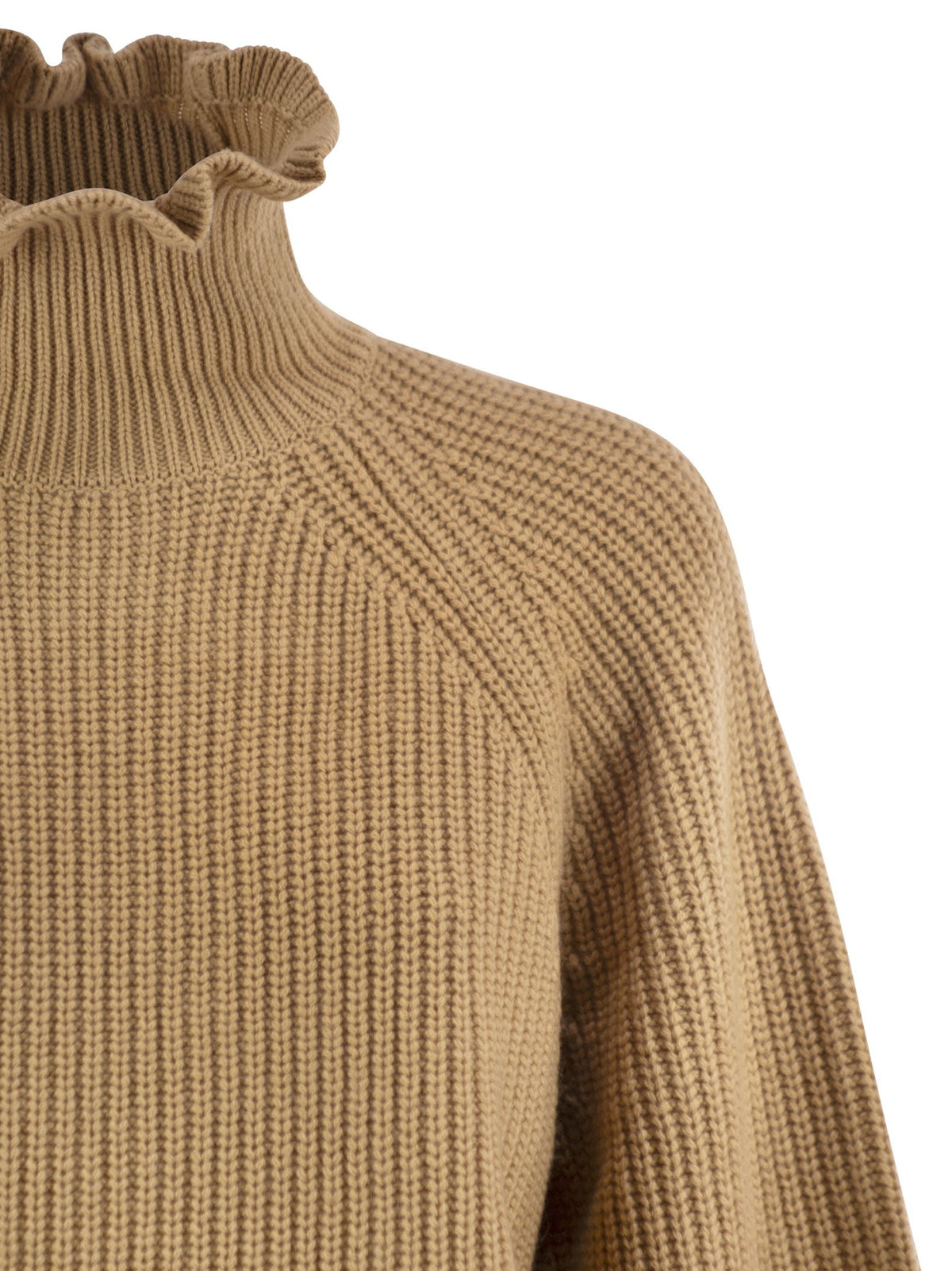 MAX MARA Max Mara Women Mxmpontile - Wool And Cashmere Rib-Knit Roll-Neck Jumper