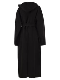 Sportmax Women Spxolmo - Pure Virgin Wool Hooded Coat