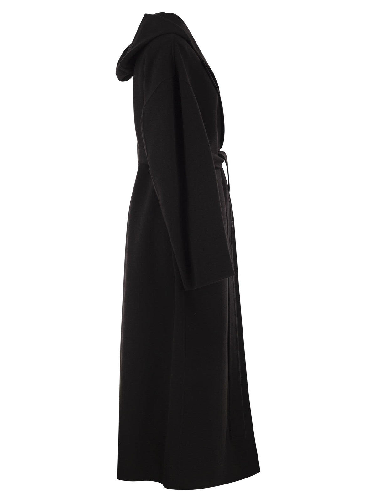 Sportmax Women Spxolmo - Pure Virgin Wool Hooded Coat
