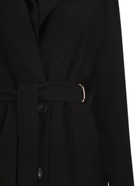 Sportmax Women Spxolmo - Pure Virgin Wool Hooded Coat