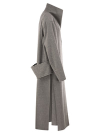 Sportmax Women Spsassenso - Long Virgin Wool Coat With High Neck