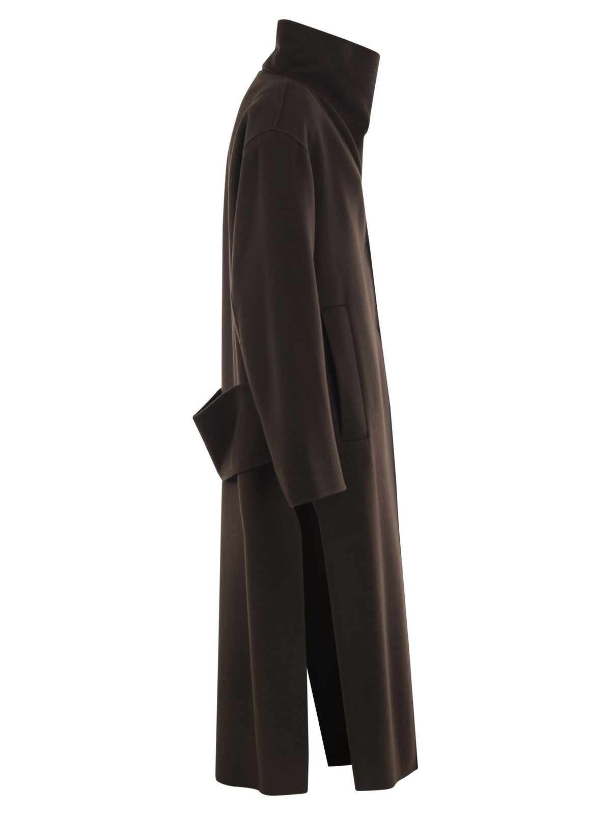 Sportmax Women Spsassenso - Long Virgin Wool Coat With High Neck