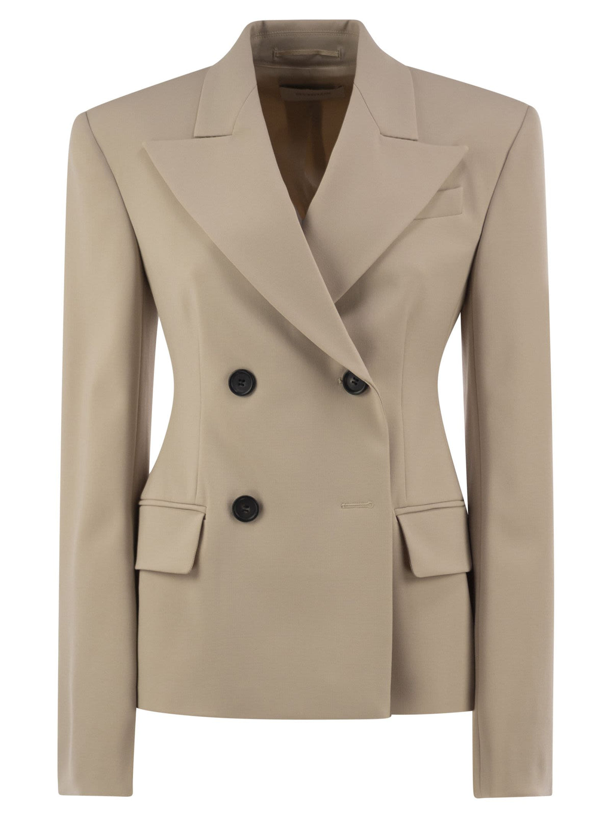 Sportmax Women Spxfresia - Tailored Double-Breasted Stretch Wool Blazer