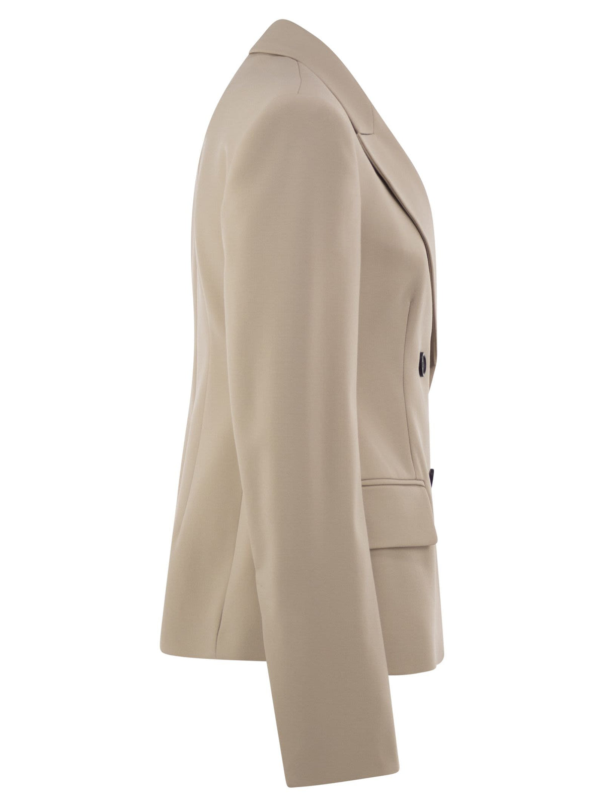 Sportmax Women Spxfresia - Tailored Double-Breasted Stretch Wool Blazer