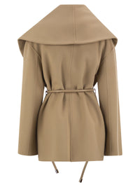 Sportmax Women Spxuguale - Wrap Short Coat In Virgin Wool
