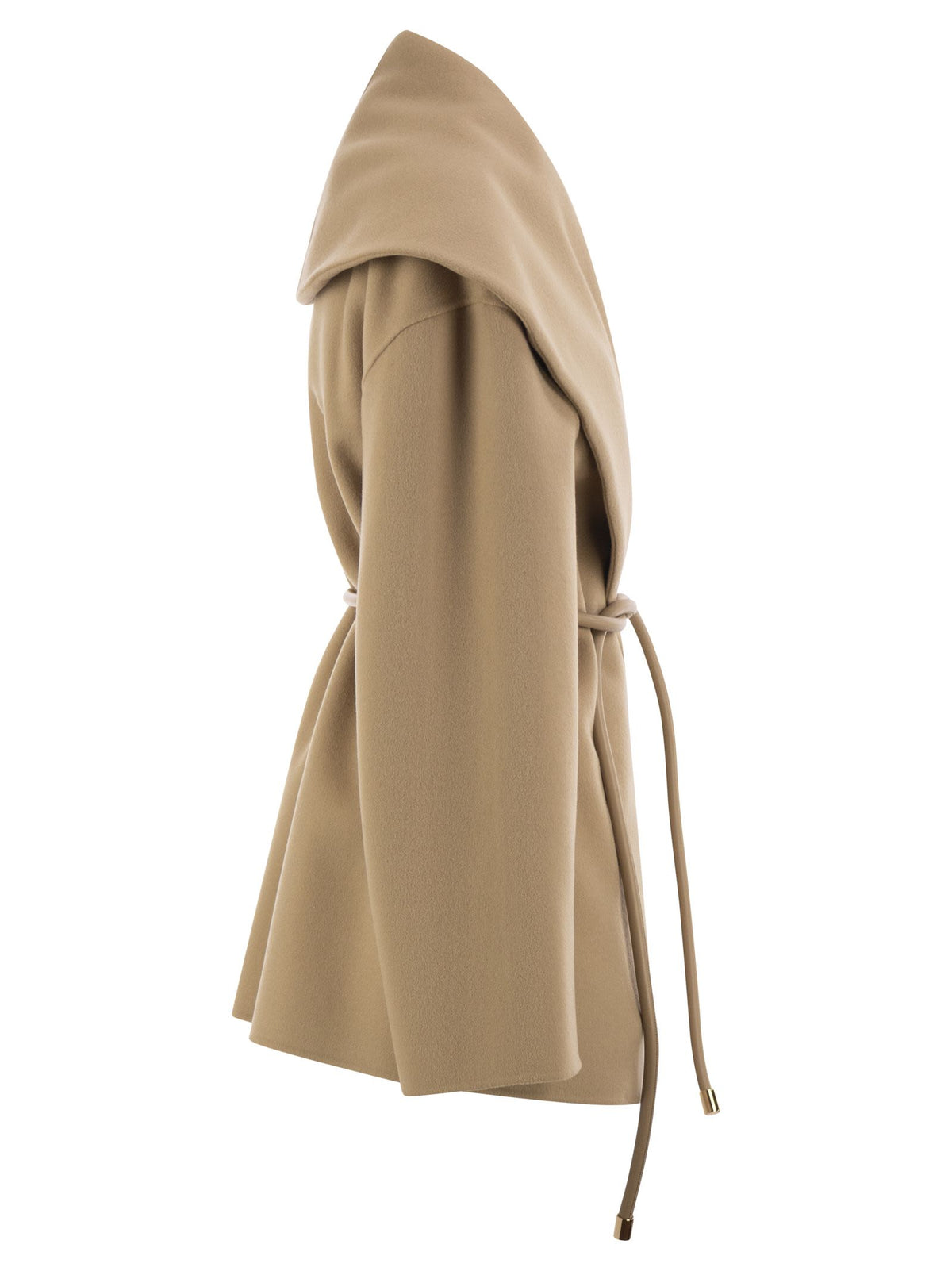Sportmax Women Spxuguale - Wrap Short Coat In Virgin Wool