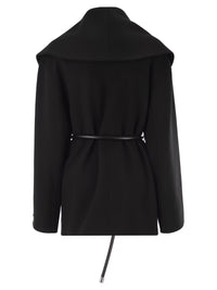 Sportmax Women Spxuguale - Wrap Short Coat In Virgin Wool