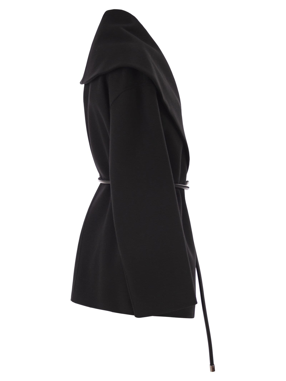 Sportmax Women Spxuguale - Wrap Short Coat In Virgin Wool