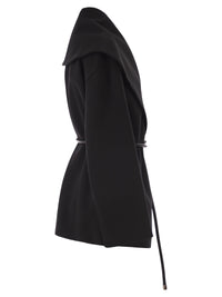 Sportmax Women Spxuguale - Wrap Short Coat In Virgin Wool