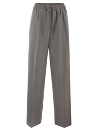 Sportmax Women Spxaceri - Pure Virgin Wool Drawstring Trousers