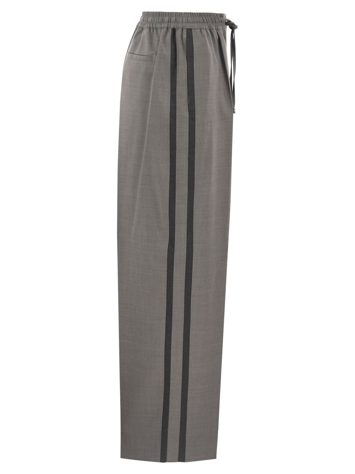 Sportmax Women Spxaceri - Pure Virgin Wool Drawstring Trousers