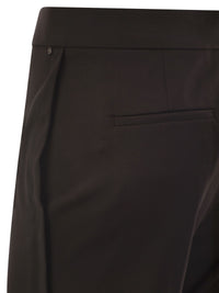 Sportmax Women Spsguglia - Slim-Fit Stretch Virgin Wool Tailored Trousers
