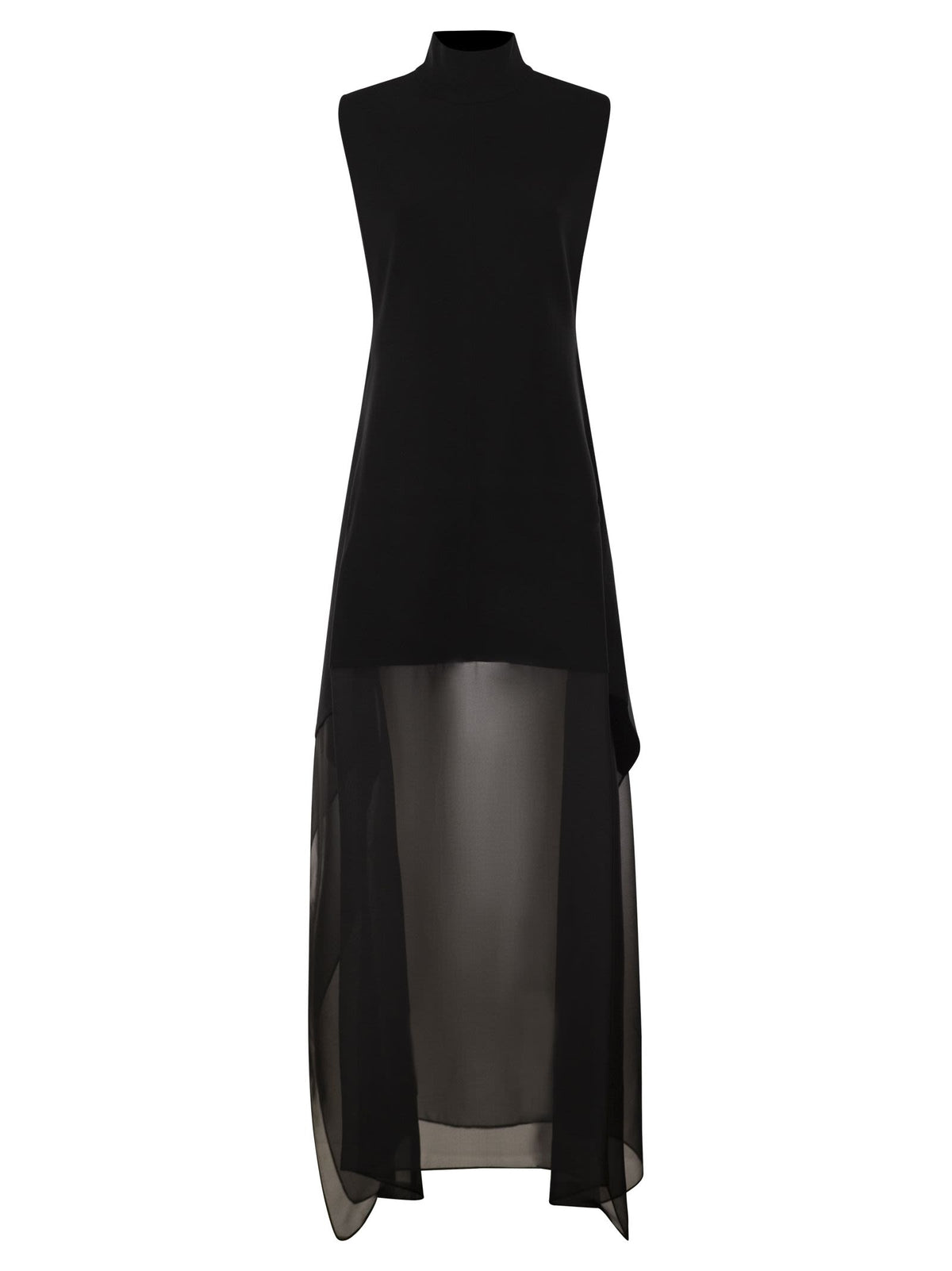 Sportmax Women Spsotre - Long Knitted Dress With Silk Insert