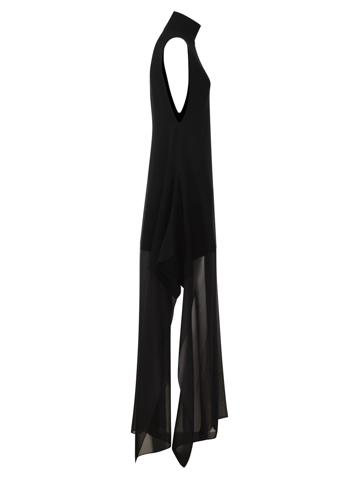 Sportmax Women Spsotre - Long Knitted Dress With Silk Insert