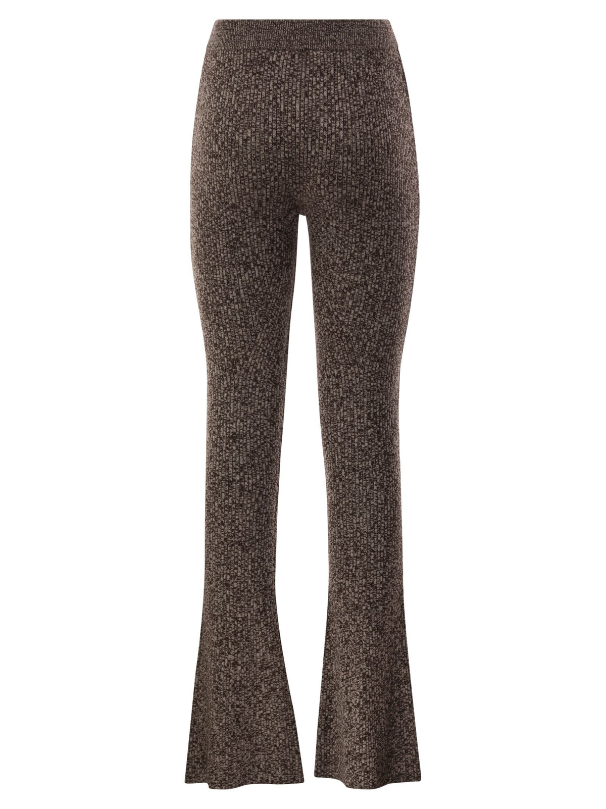 Sportmax Women Spxvelo - Virgin Wool Knitted Flare Trousers