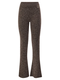 Sportmax Women Spxvelo - Virgin Wool Knitted Flare Trousers