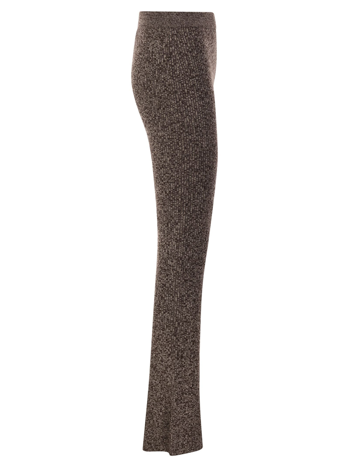 Sportmax Women Spxvelo - Virgin Wool Knitted Flare Trousers