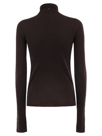 SPORTMAX Sportmax Women Spxcentro - Ribbed Virgin Wool Turtleneck Jumper