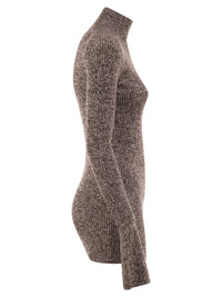 SPORTMAX Sportmax Women Spxbouquet - Mélange Virgin Wool Ribbed Turtleneck Jumper
