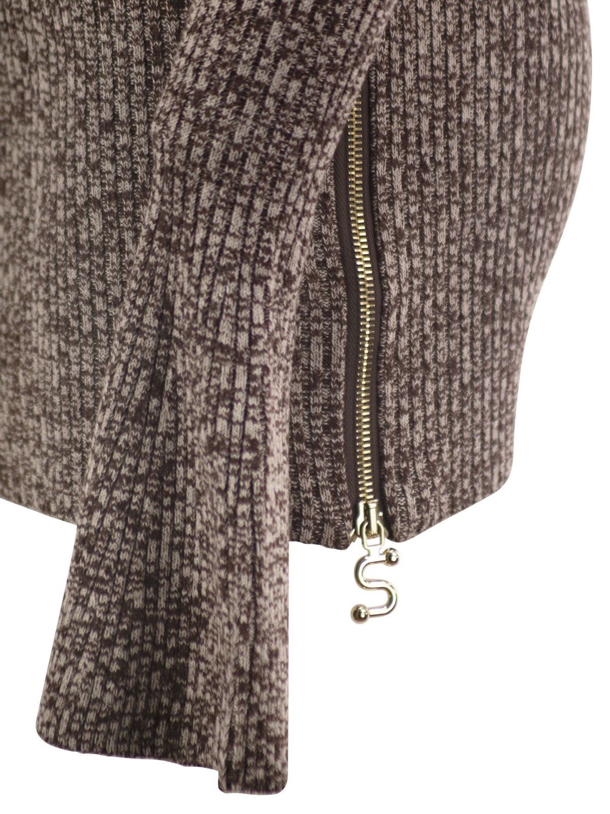 SPORTMAX Sportmax Women Spxbouquet - Mélange Virgin Wool Ribbed Turtleneck Jumper