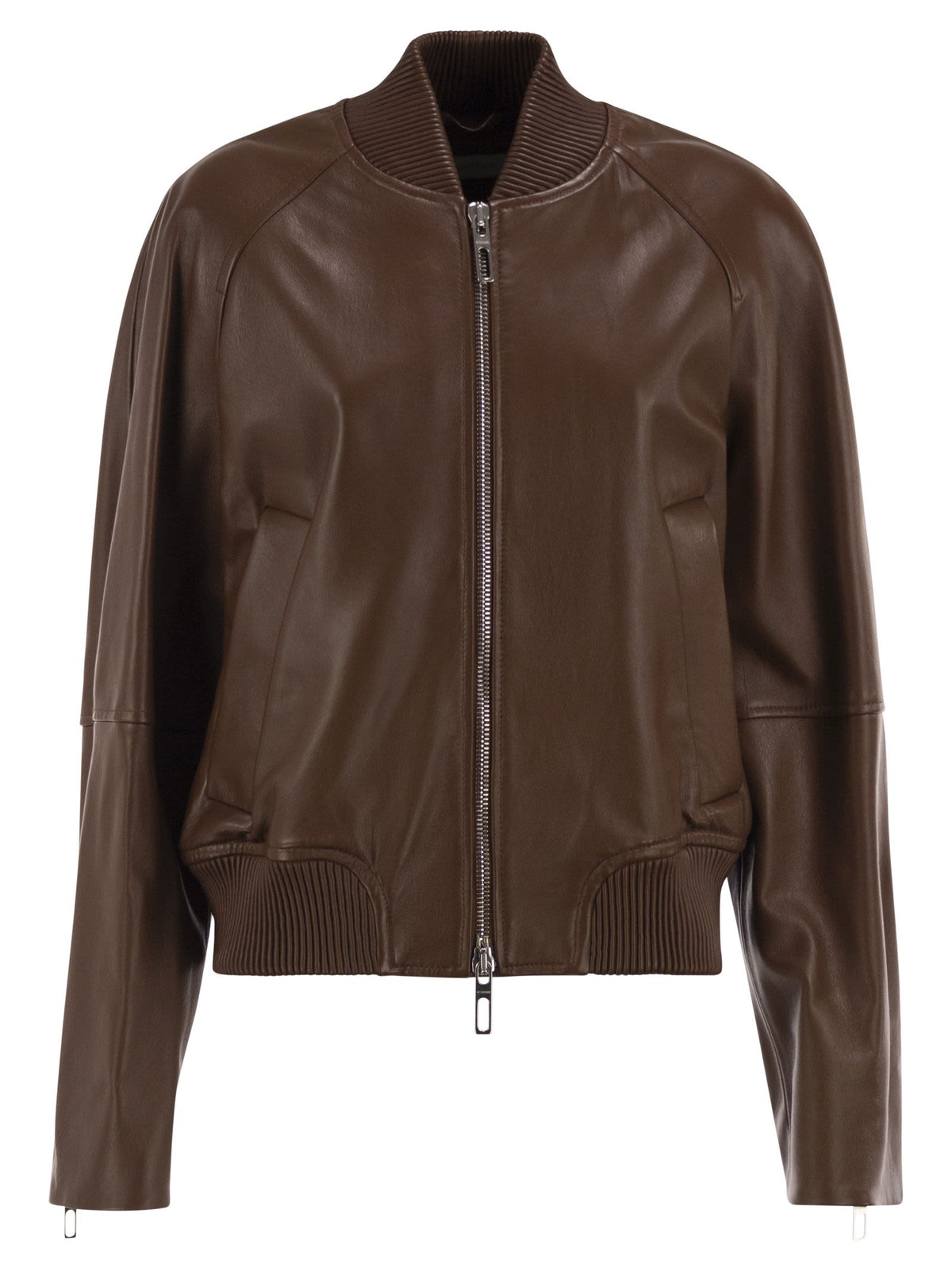 Sportmax Women Spxamour - Lambskin Leather Bomber Jacket