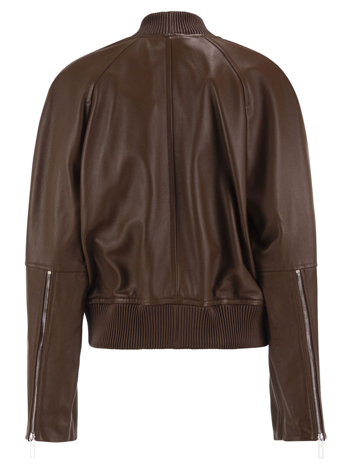 Sportmax Women Spxamour - Lambskin Leather Bomber Jacket