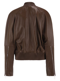 Sportmax Women Spxamour - Lambskin Leather Bomber Jacket