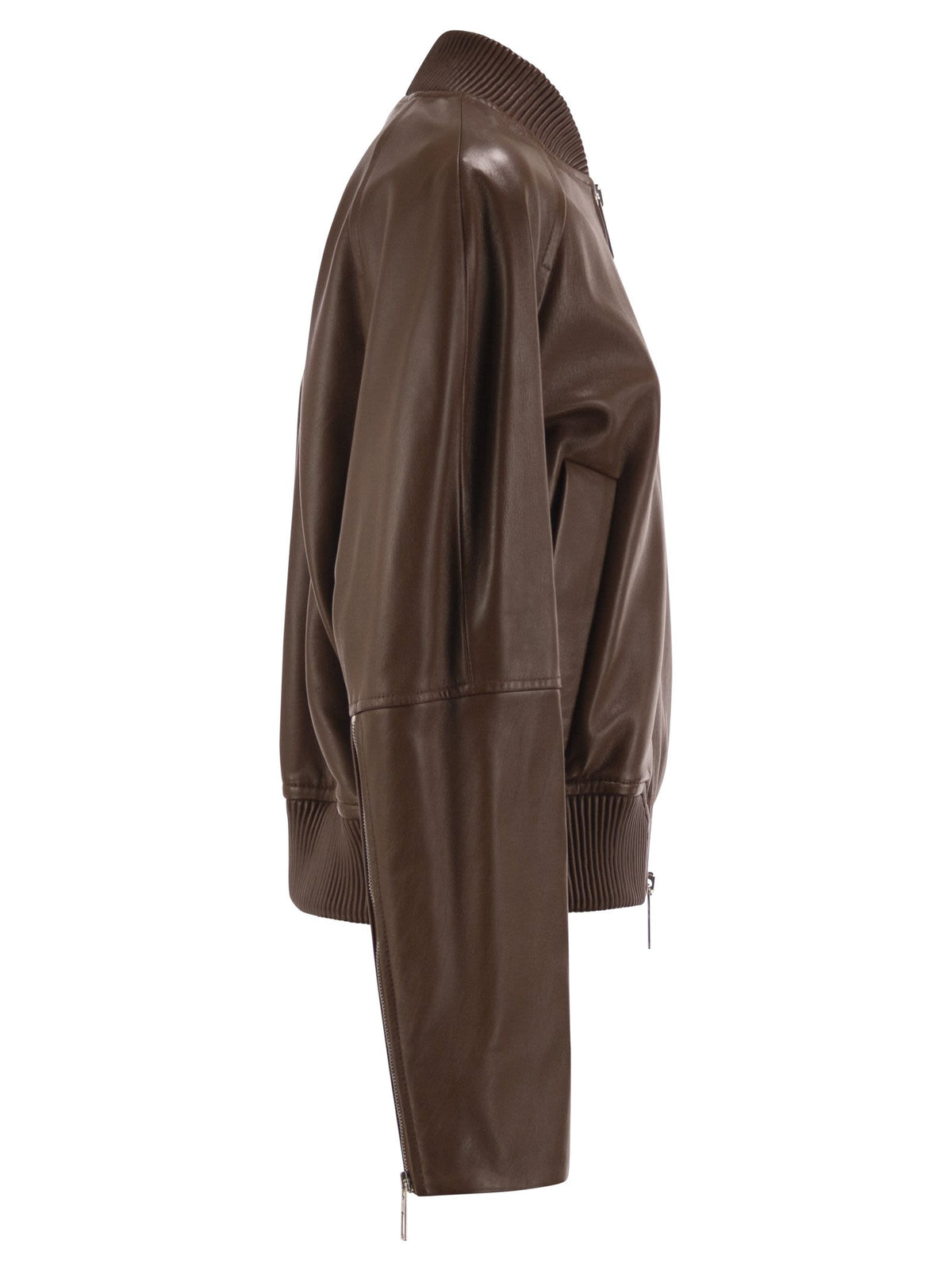 Sportmax Women Spxamour - Lambskin Leather Bomber Jacket