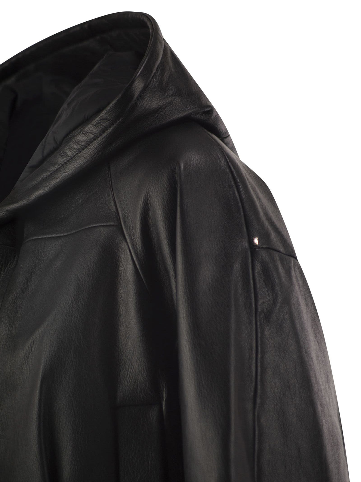 Sportmax Women Spxkabala - Cropped Leather Hooded Jacket