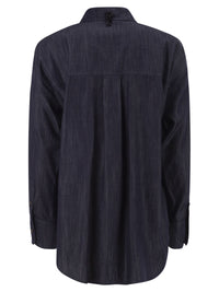 S Max Mara Women Stmnora - Lightweight Denim Shirt With Jewelled Detail