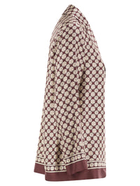 S Max Mara Women Stmmambo - Pure Silk Printed Shirt