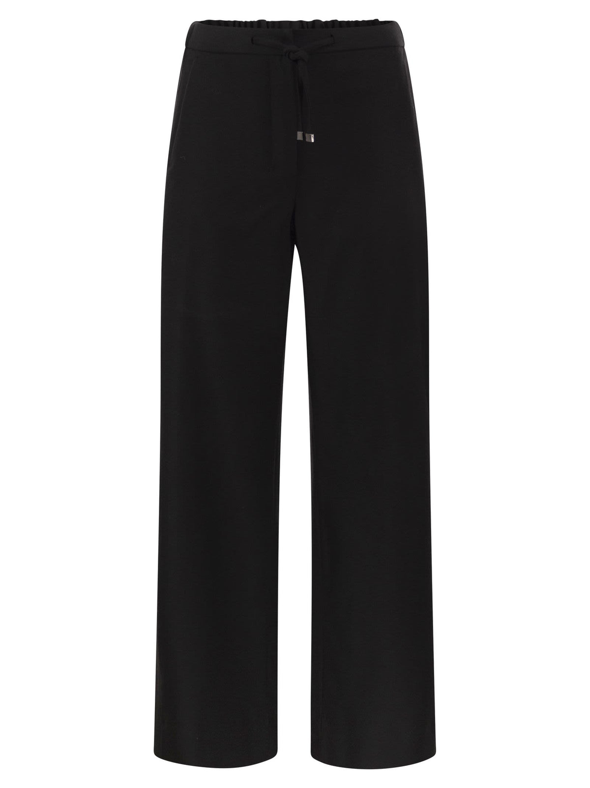 S Max Mara Women Smmfloria - Virgin Wool Stretch Trousers With Drawstring Waist