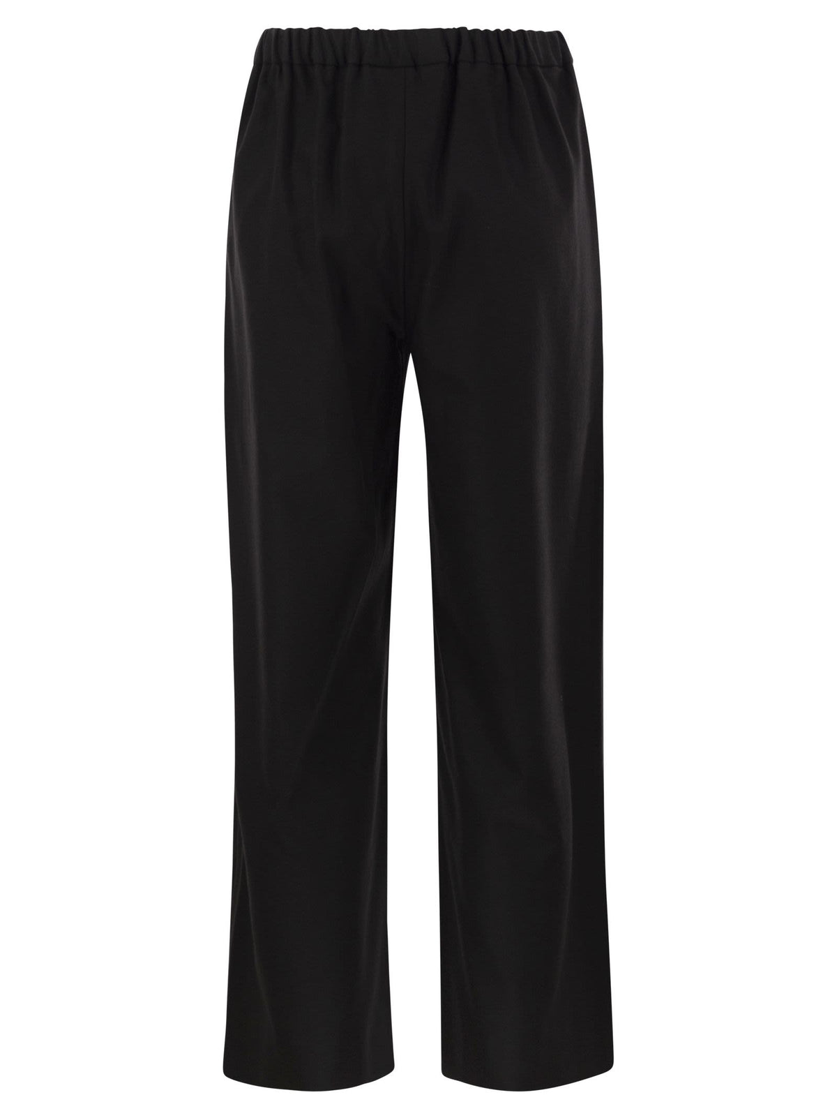 S Max Mara Women Smmfloria - Virgin Wool Stretch Trousers With Drawstring Waist