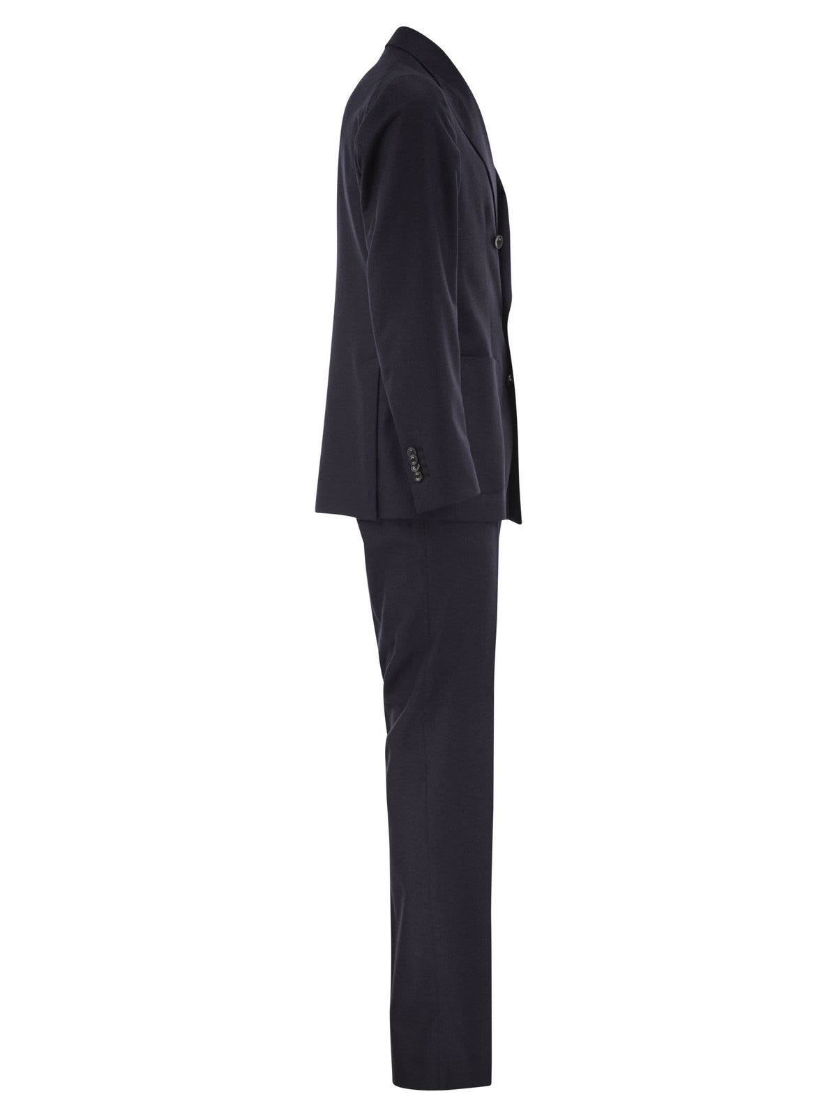 Tagliatore Men Virgin Wool And Cashmere Stretch Double-Breasted Suit