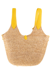 POLO RALPH LAUREN Polo Ralph Lauren Women Tote Polo Play In Raffia And Leather