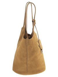 Polo Ralph Lauren Women Suede Leather Tote Bag