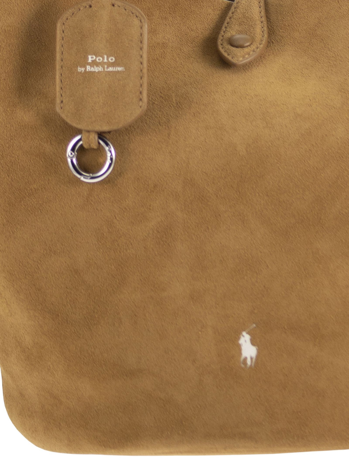 Polo Ralph Lauren Women Suede Leather Tote Bag