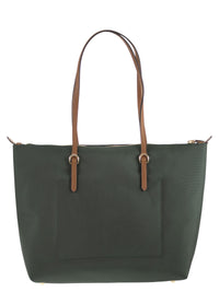 Lauren Ralph Lauren Women Nylon Tote Bag With Double Handles And Logo