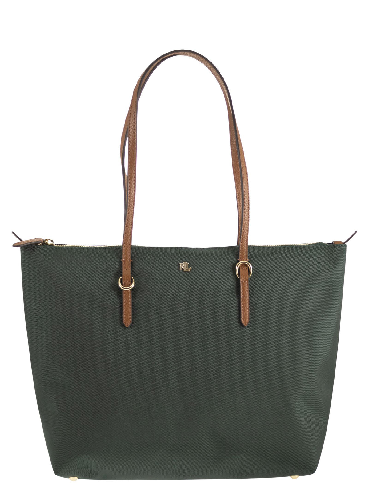 Lauren Ralph Lauren Women Nylon Tote Bag With Double Handles And Logo