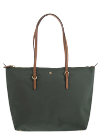 Lauren Ralph Lauren Women Nylon Tote Bag With Double Handles And Logo