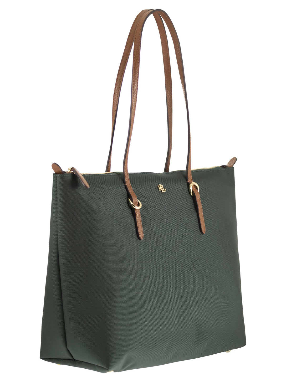 Lauren Ralph Lauren Women Nylon Tote Bag With Double Handles And Logo