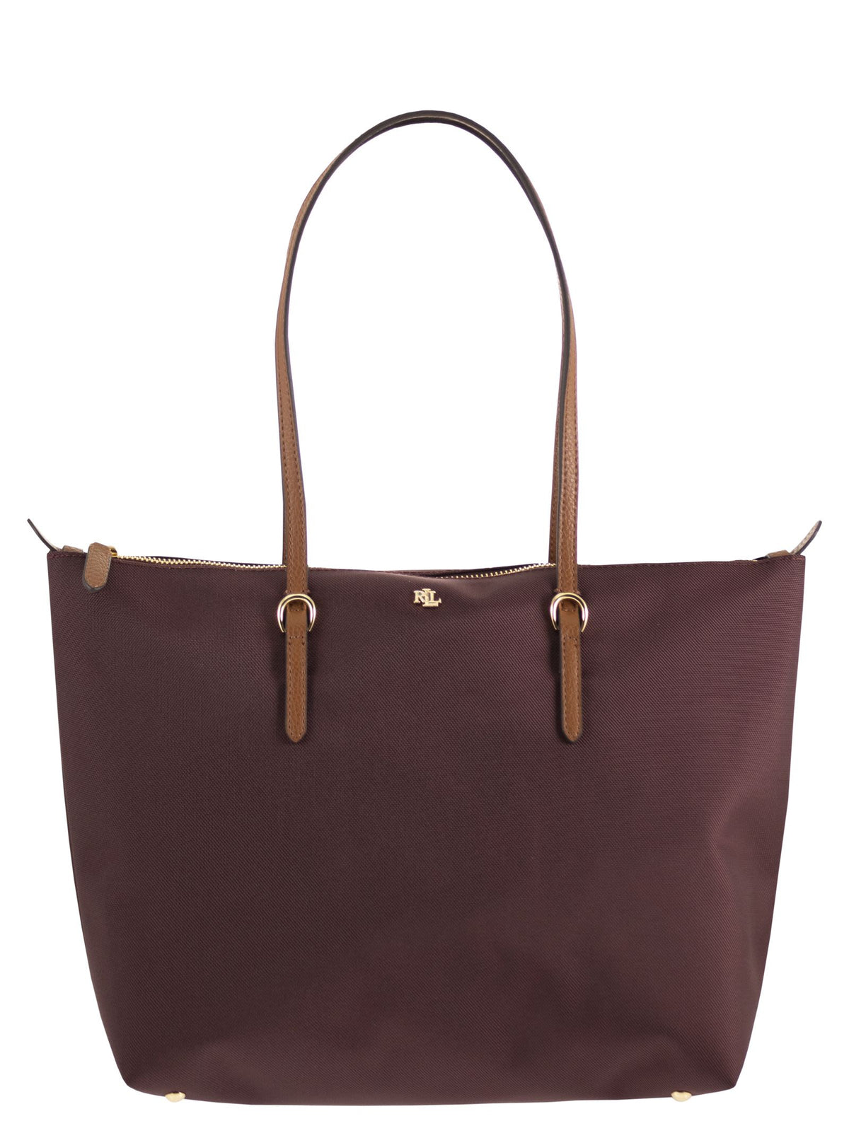 Lauren Ralph Lauren Women Nylon Tote Bag With Double Handles And Logo