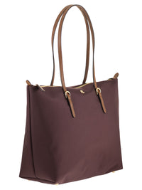 Lauren Ralph Lauren Women Nylon Tote Bag With Double Handles And Logo