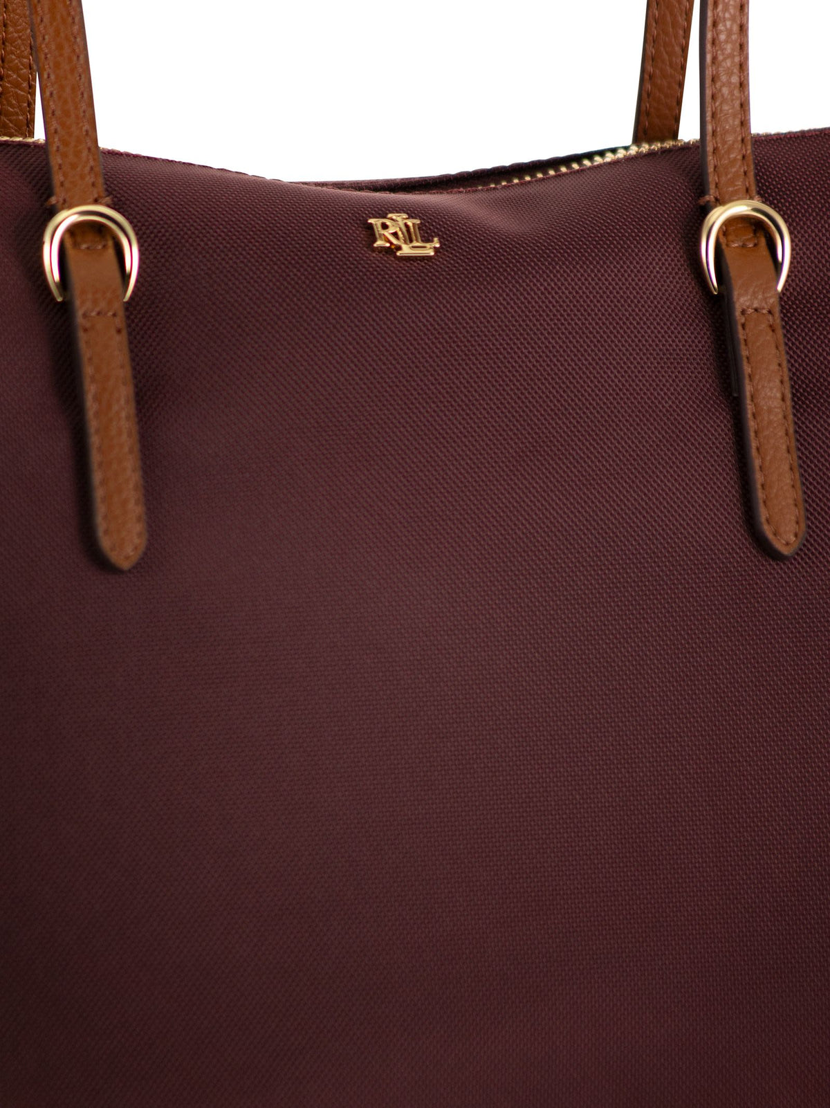 Lauren Ralph Lauren Women Nylon Tote Bag With Double Handles And Logo