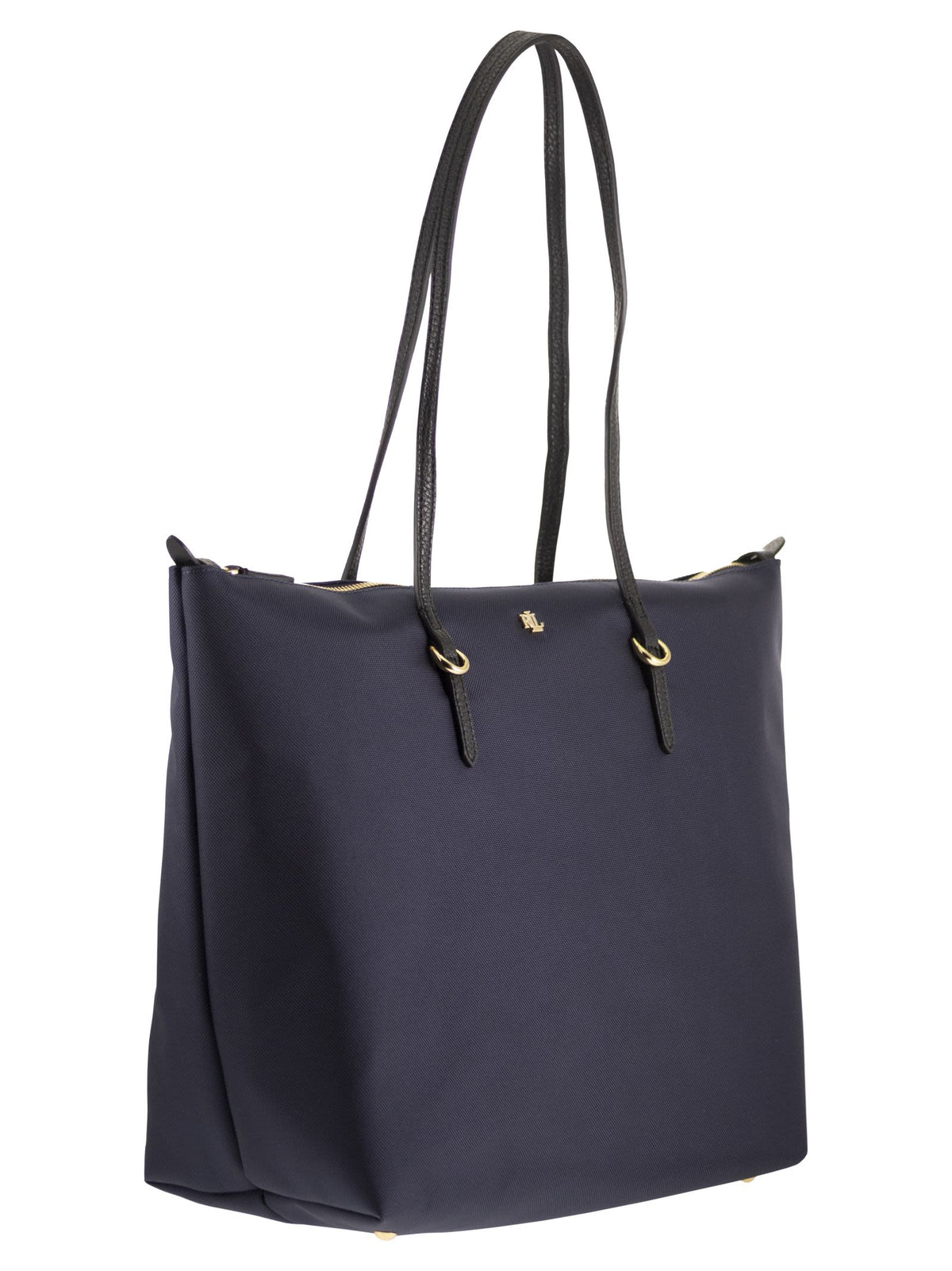 Lauren Ralph Lauren Women Nylon Tote Bag With Double Handles And Logo